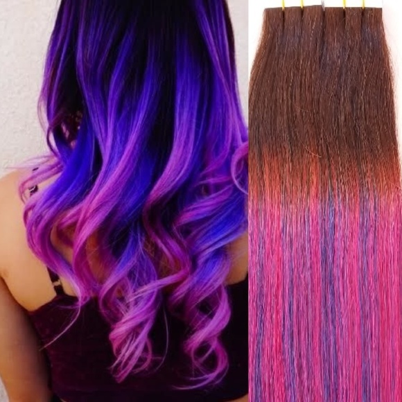 20 Ombre Tape In Human Hair Extension Unicorn Boutique